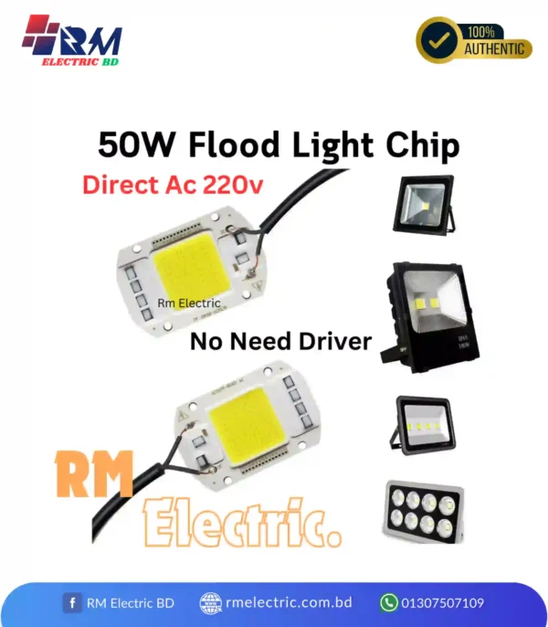 50w COB Chip Ac220V Flood Light - 2 [RM ELECTRIC BD]