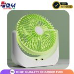 Rechargeable mini table fan with LED light, USB chargeable, Portable and Powerful