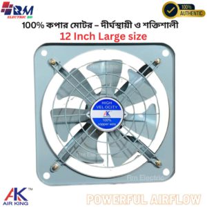 High-speed blades with copper motor exhaust fan rmelectric bd