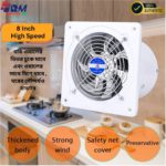 High speed stainless steel exhaust fan for industrial and home ventilation