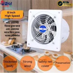 High speed stainless steel exhaust fan for industrial and home ventilation