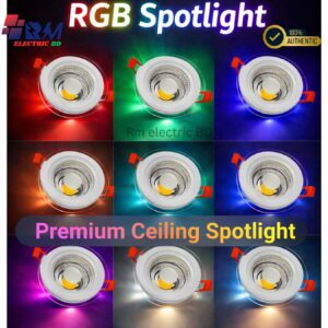 RGB 6W LED Spotlight Multifunctional Color Changing Ceiling Light